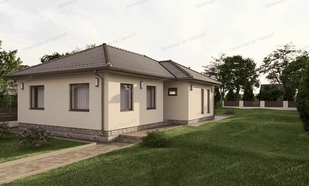 90 m2-es új építésű ház a Daniella Lakóparkban