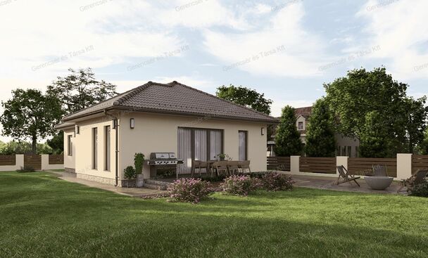 90 m2-es új építésű ház a Daniella Lakóparkban