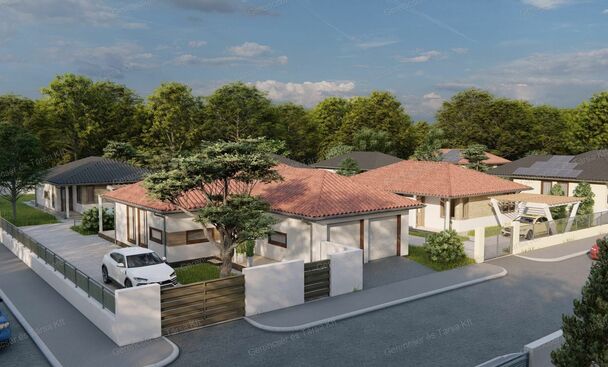 90 m2-es új építésű ház a Daniella Lakóparkban