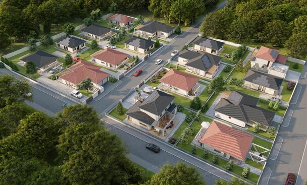 90 m2-es új építésű ház a Daniella Lakóparkban