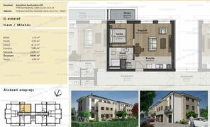 Arborétum Lakóparkban 42 m2-es erkélyes lakás