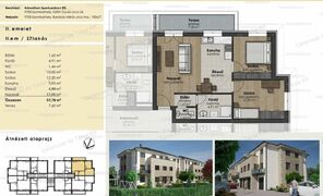 Arborétum Lakóparkban 61 m2-es erkélyes lakás