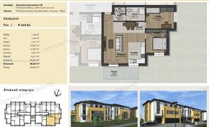 Most épülő Arborétum Lakóparkban 72 m2-es kertkapcsolatos lakás