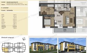 Most épülő Arborétum Lakóparkban 61 m2-es lakás