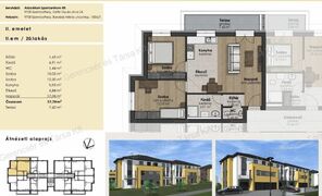 Most épülő Arborétum Lakóparkban 61 m2-es erkélyes lakás