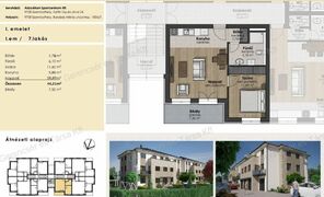 44 m2-es erkélyes lakás az Arborétum lakóparkban (V.ütem)