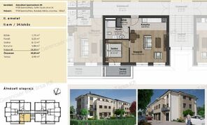 40 m2-es lakás az Arborétum lakópark V.ütemében