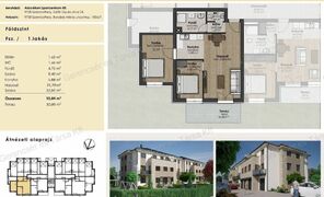 Kertkapcsolatos 56 m2-es lakás Arborétum lakóparkban