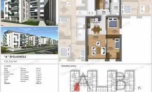 A/FSZ/2 - Praktikus elrendezésű, 64,31 m²-es földszinti, 3 szobás lakás